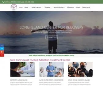 Longislandcenterrecovery.com(Long Island Center for Recovery) Screenshot