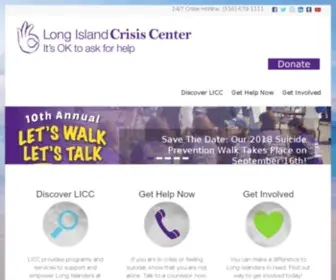 Longislandcrisiscenter.org(Any problem) Screenshot