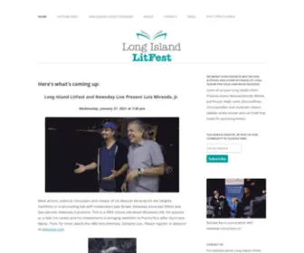 Longislandlitfest.com(Long Island LitFest) Screenshot