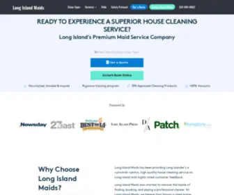Longislandmaids.com(House Cleaning Services & Maid Services) Screenshot