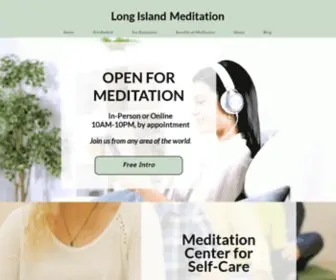 Longislandmeditation.org(Guided Meditation Classes) Screenshot