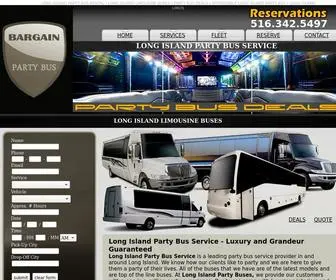 Longislandpartybusservice.com(Long Island Party Bus) Screenshot