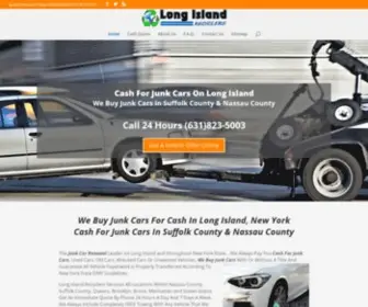 Longislandrecyclers.com(We Buy Junk Cars) Screenshot