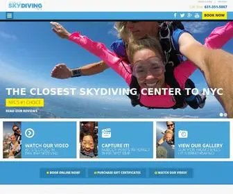 Longislandskydiving.com(Skydiving NYC and Long Island) Screenshot