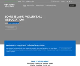 Longislandvolleyball.com(Long Island Volleyball Association) Screenshot
