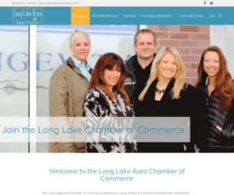 Longlakeareachamber.com(Long Lake Area Chamber) Screenshot