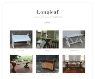 Longleafwoodworking.com(Longleaf) Screenshot