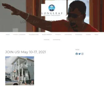 Longleafwritersconference.com(Creative writing) Screenshot