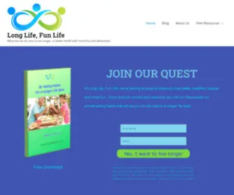 Longlifefunlife.com(Long Life) Screenshot