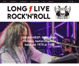 Longliverocknroll.it(Long Live Rock'n'Roll.it) Screenshot