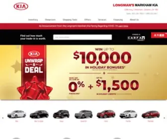 Longmansmarkhamkia.ca(Longman's Markham Kia) Screenshot