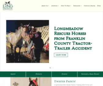 Longmeadowrescueranch.org(Longmeadow Rescue Ranch) Screenshot
