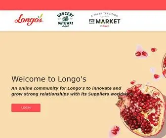 Longossupplierportal.com(Longos Vendor Portal) Screenshot