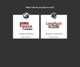 Longpack.com(Printing in Shanghai China) Screenshot