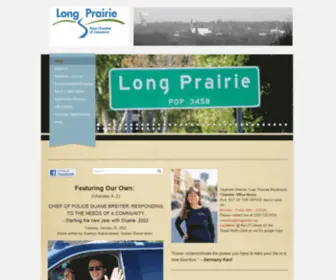 Longprairie.org(Long Prairie Minnesota Area Chamber of Commerce) Screenshot