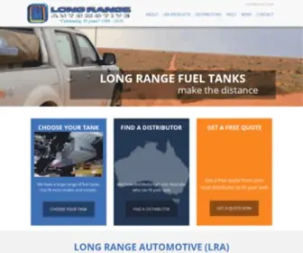 Longrangeautomotive.com.au(Long Range Fuel Tanks) Screenshot