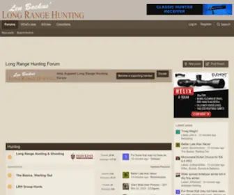 Longrangehunting.com(Long Range Hunting Forum) Screenshot