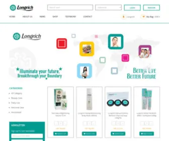 Longrichbio.com(Better Life Better Future) Screenshot