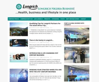 Longrichnigeriabusiness.com(Longrich Nigeria Business) Screenshot