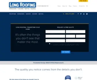 Longroofing.com(Long Roofing) Screenshot