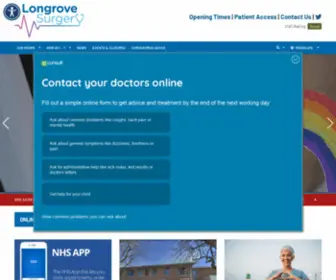 Longrovesurgery.co.uk(Longrove Surgery) Screenshot