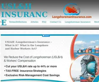 Longshoremaninsurance.com(Longshoreman Insurance. What) Screenshot