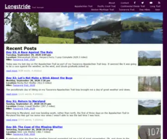 Longstride.net(Trail Journals) Screenshot
