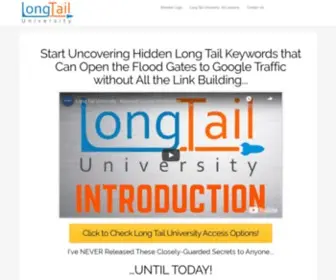 Longtailuniversity.com(Long Tail University) Screenshot