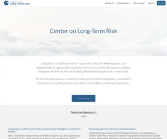 Longtermrisk.org(Center on Long) Screenshot