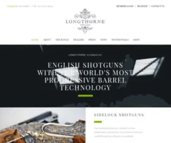 Longthorneguns.com(Longthorne Gunmakers) Screenshot