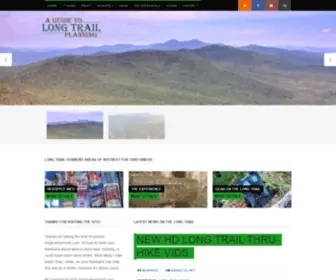 Longtrailvermont.com(Long Trail Planning Guide) Screenshot
