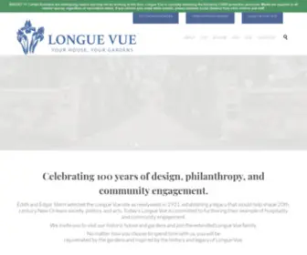 Longuevue.com(Longue Vue House and Gardens) Screenshot