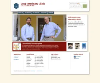 LongVetclinic.com(Long Veterinary Clinic) Screenshot