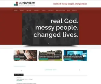 LongViewchristian.com(Longview Christian Church) Screenshot