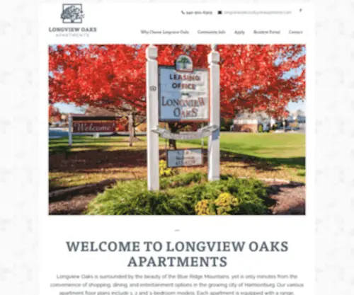 LongViewoaksapartments.com(Longview Oaks Apartments) Screenshot