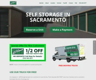 LongViewselfstorage.com(Sacramento Storage) Screenshot