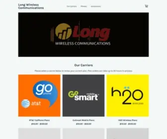 Longwireless.com(Cheap cell phone plans from Verizon) Screenshot