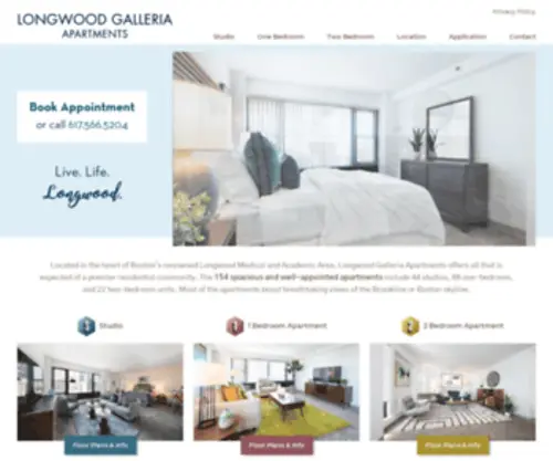 Longwoodgalleriaapartments.com(Longwood Galleria Apartments offers 154 spacious and well) Screenshot