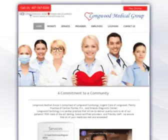 Longwoodmedicalgroup.com(Longwood Medical Group Cardiology) Screenshot