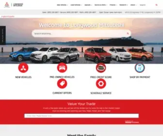 Longwoodmitsubishi.com(Longwood Mitsubishi) Screenshot