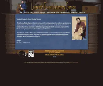 Longworthveterinary.com(Longworth Equine Veterinary Service) Screenshot