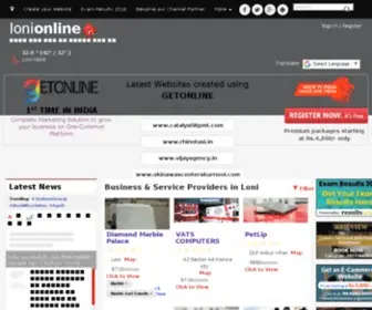 Lonionline.in(Loni's No.1 Local Search Engine) Screenshot