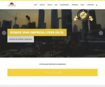 Lonjadecolombia.com(INICIO Somos Autorreguladores en el sector inmobiliario) Screenshot