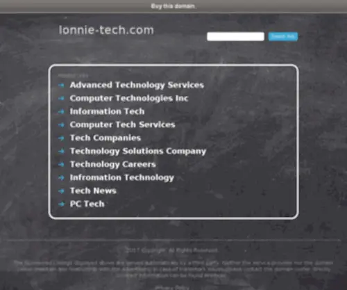 Lonnie-Tech.com(いじめ) Screenshot