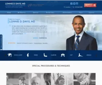 Lonniedavismd.com(Dr Lonnie Davis) Screenshot