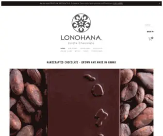 Lonohana.com(Lonohana Estate Chocolate) Screenshot