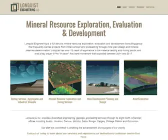 Lonquistlab.com(Mineral Resource Exploration) Screenshot