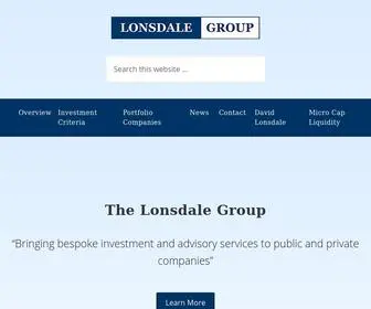 Lonsdale-Group.com(Bespoke Investment and Advisory Services) Screenshot