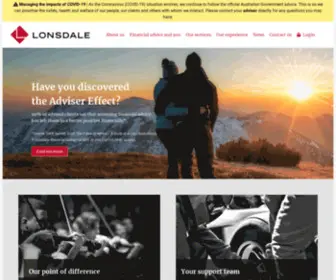 Lonsdale.com.au(Lonsdale) Screenshot