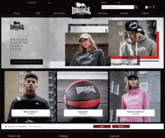 Lonsdale.com(Boxing, MMA, Sportswear and Nutrition) Screenshot